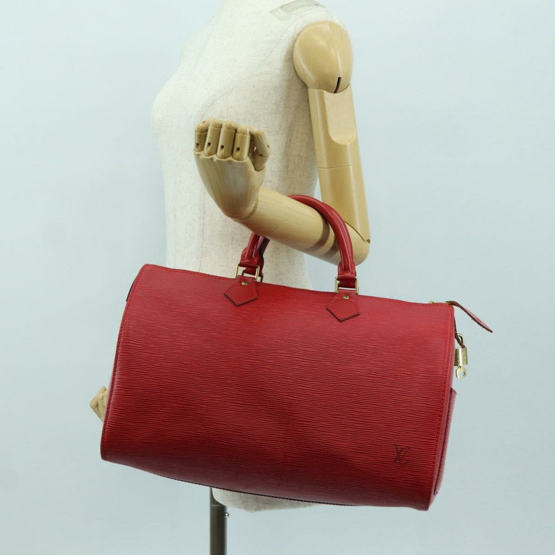 【日本直送】路易威登 Epi Speedy 35 手提包 卡斯蒂利亞紅 M42997 LV 正品 YKZ570V-23