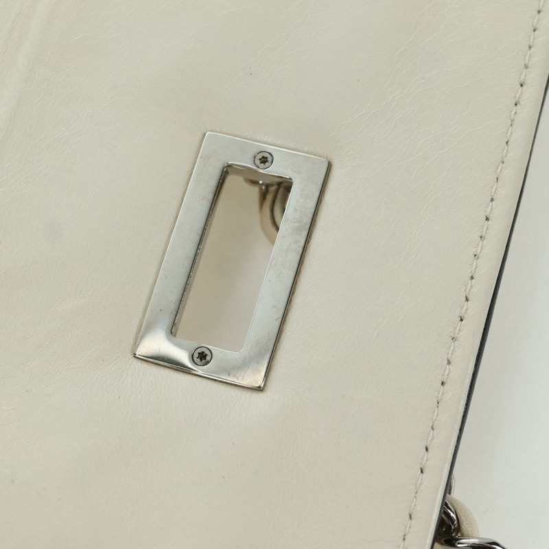 【日本直送】香奈兒 Chain Matelasse 2.55 單肩包，羊皮材質，象牙色，CC 標誌，正品 YKZ599SAV-19