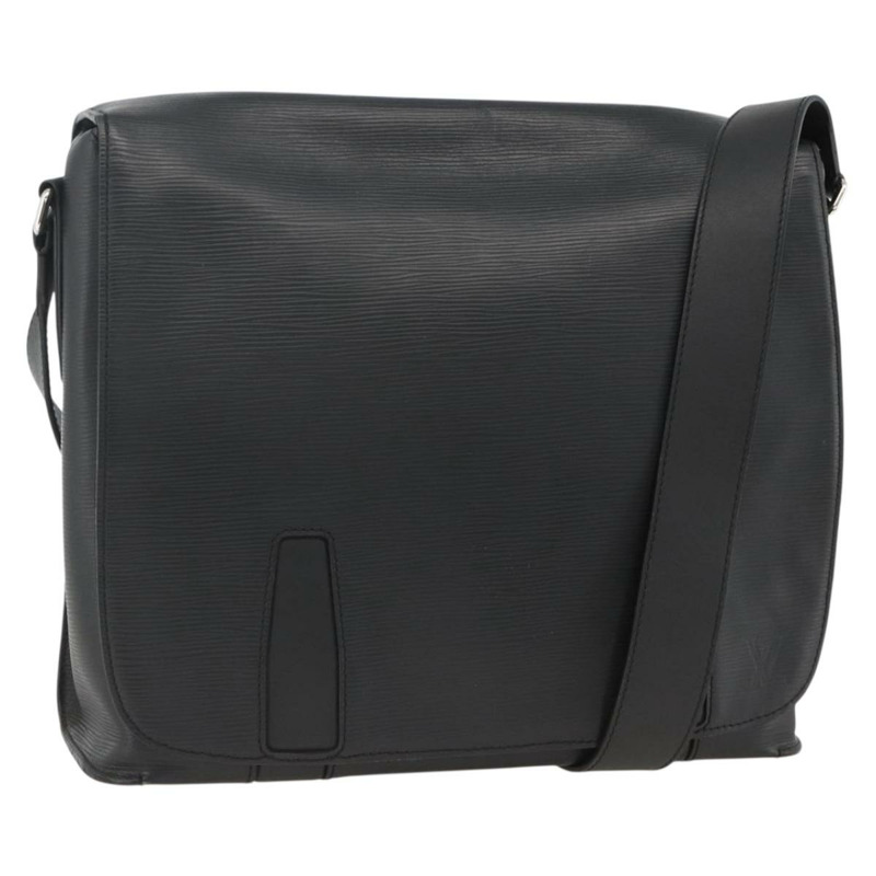 【日本直送】路易威登 Epi Harrington Messenger MM 單肩包 黑色 M53409 正品 ka3397-0