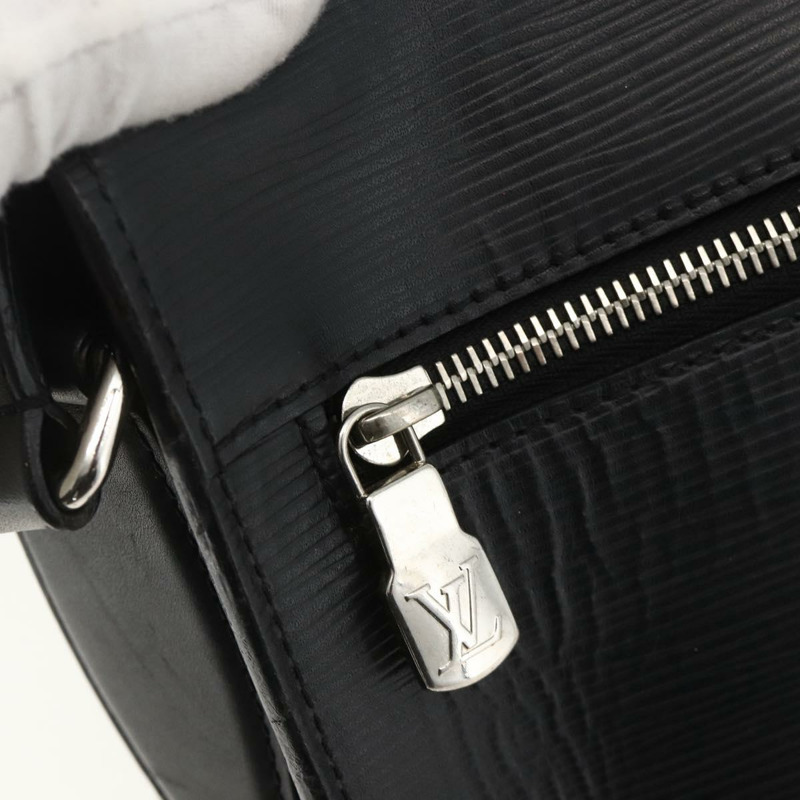 【日本直送】路易威登 Epi Harrington Messenger MM 單肩包 黑色 M53409 正品 ka3397-16
