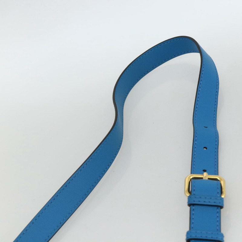 【日本直送】FENDI Peek A Boo 手提包 皮革 2way 藍色金色 Auth ka3444M-14