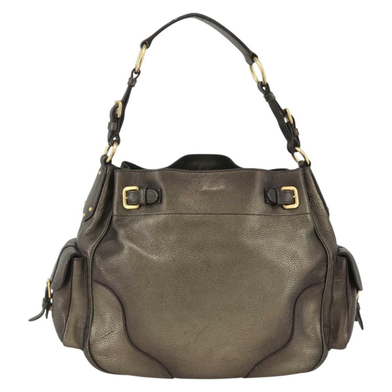 【日本直送】PRADA 金色皮革肩背包 正品 YKZ790A-1