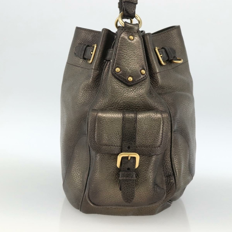 【日本直送】PRADA 金色皮革肩背包 正品 YKZ790A-2