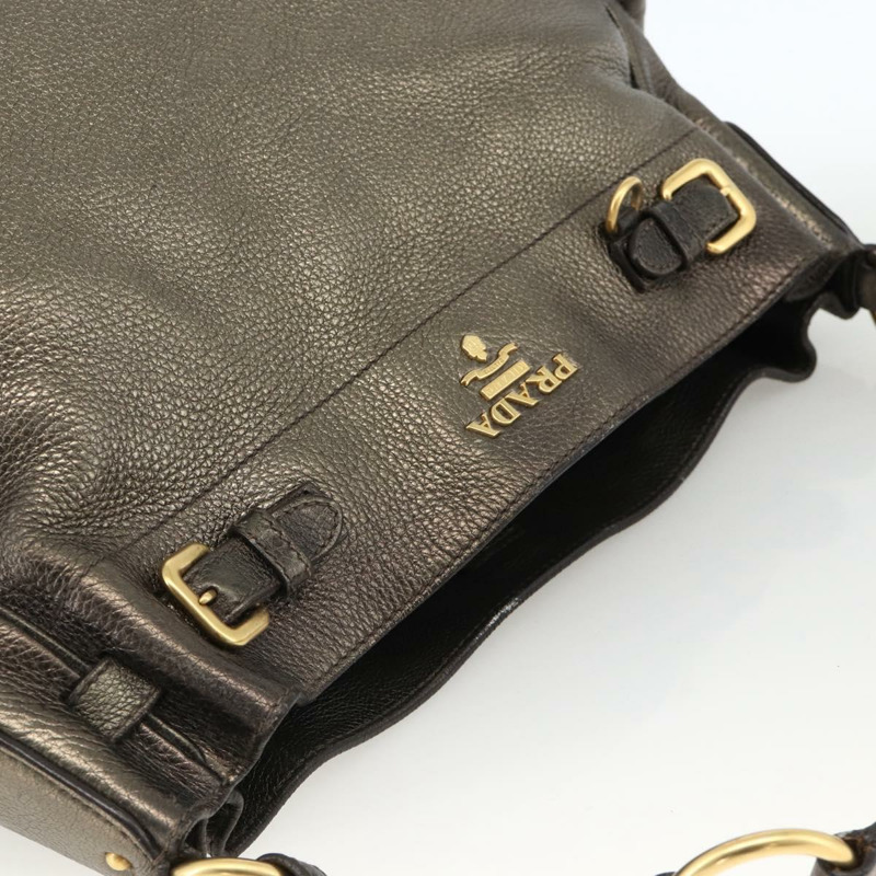 【日本直送】PRADA 金色皮革肩背包 正品 YKZ790A-5