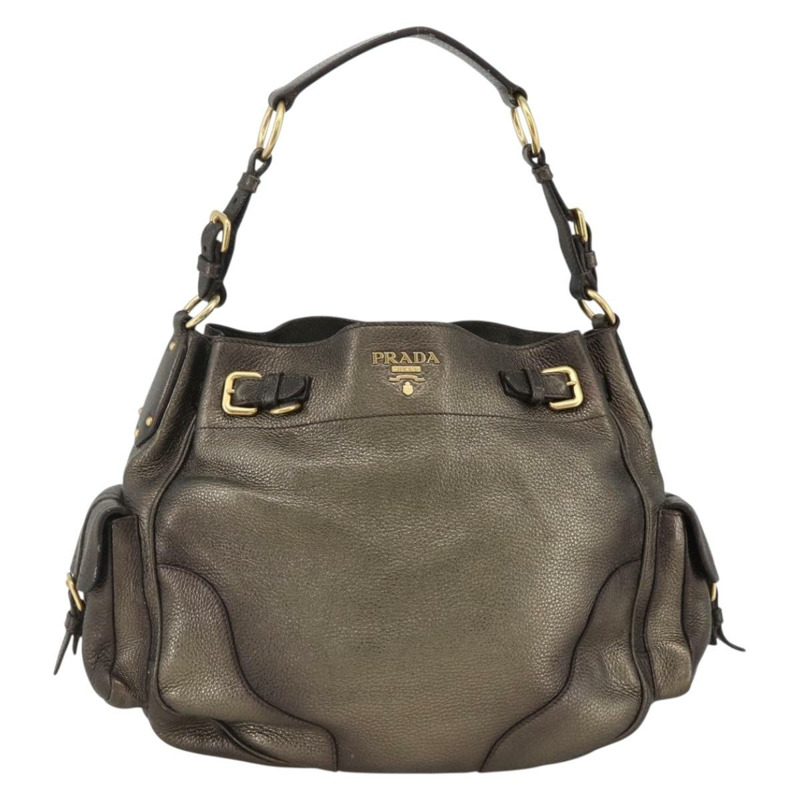 【日本直送】PRADA 金色皮革肩背包 正品 YKZ790A-12