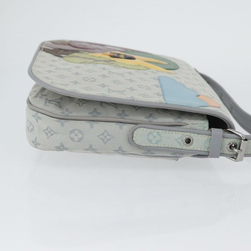 【日本直送】路易威登 Monogram Mini Musette Comte De Fe 手袋 灰色 M92279 LV Auth ka3339V-2