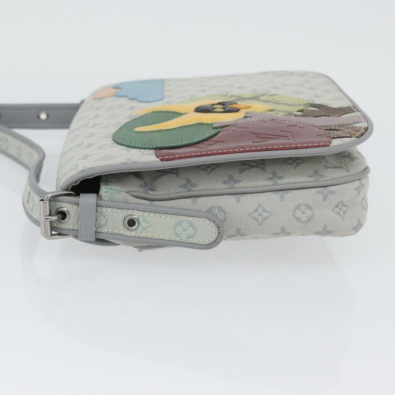 【日本直送】路易威登 Monogram Mini Musette Comte De Fe 手袋 灰色 M92279 LV Auth ka3339V-3