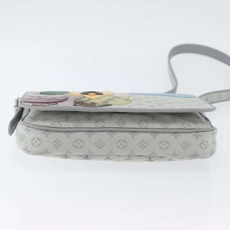 【日本直送】路易威登 Monogram Mini Musette Comte De Fe 手袋 灰色 M92279 LV Auth ka3339V-4