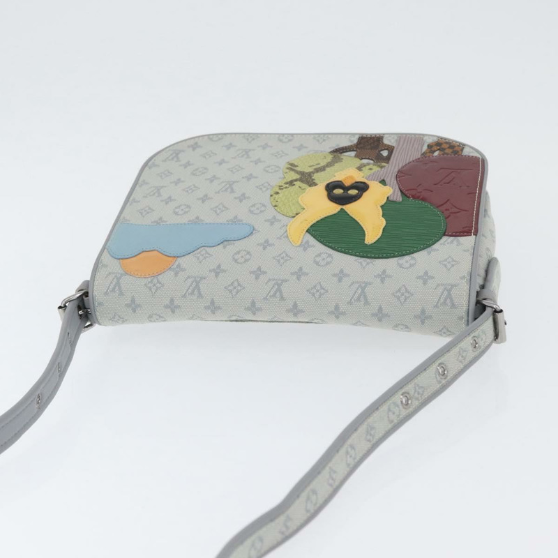 【日本直送】路易威登 Monogram Mini Musette Comte De Fe 手袋 灰色 M92279 LV Auth ka3339V-5