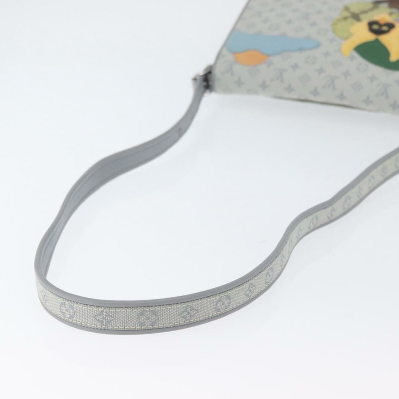 【日本直送】路易威登 Monogram Mini Musette Comte De Fe 手袋 灰色 M92279 LV Auth ka3339V-6