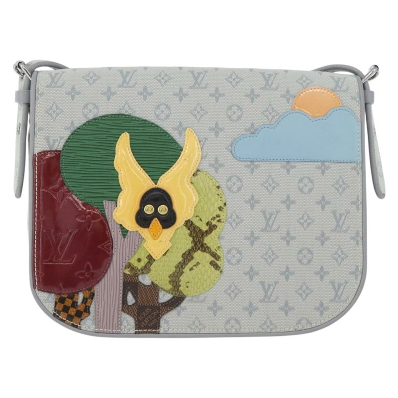 【日本直送】路易威登 Monogram Mini Musette Comte De Fe 手袋 灰色 M92279 LV Auth ka3339V-12