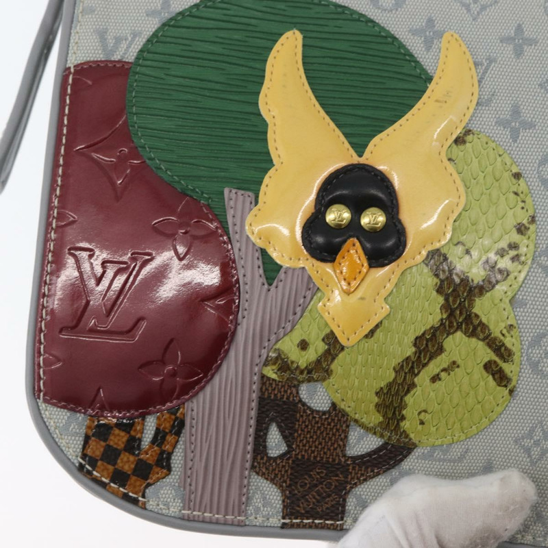 【日本直送】路易威登 Monogram Mini Musette Comte De Fe 手袋 灰色 M92279 LV Auth ka3339V-17