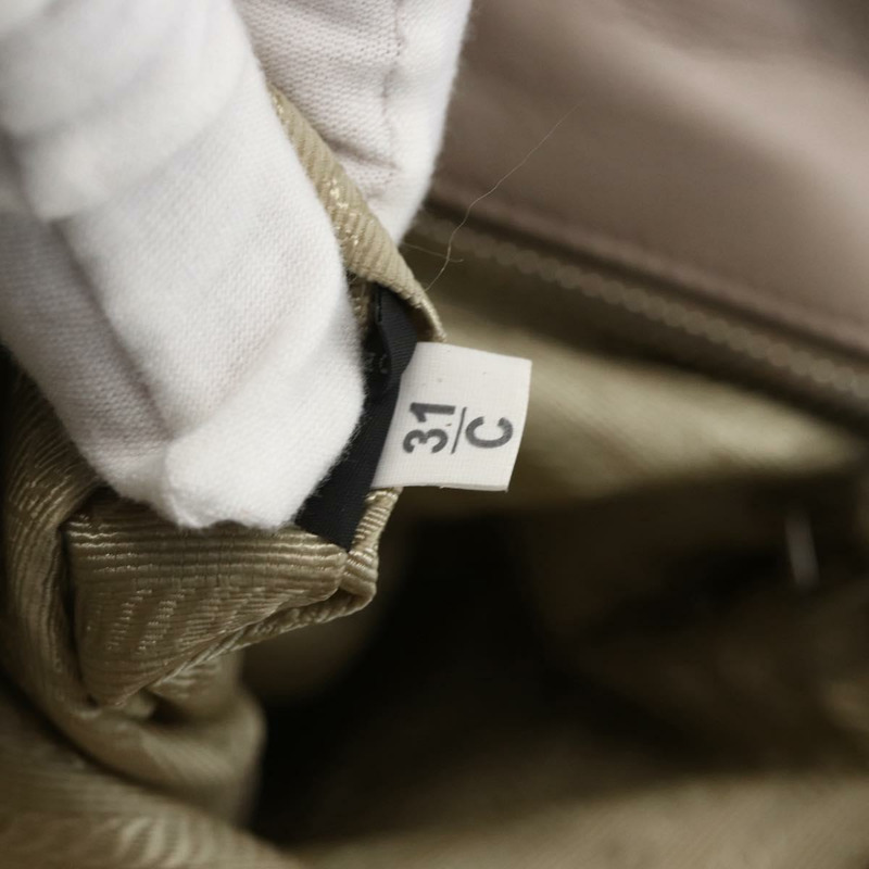 【日本直送】PRADA 納帕皮革手提包 2way 灰色銀色 Auth ka3377V-10