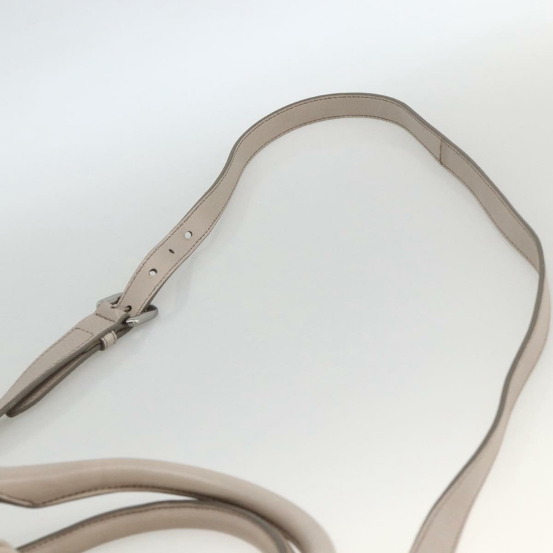 【日本直送】PRADA 納帕皮革手提包 2way 灰色銀色 Auth ka3377V-14