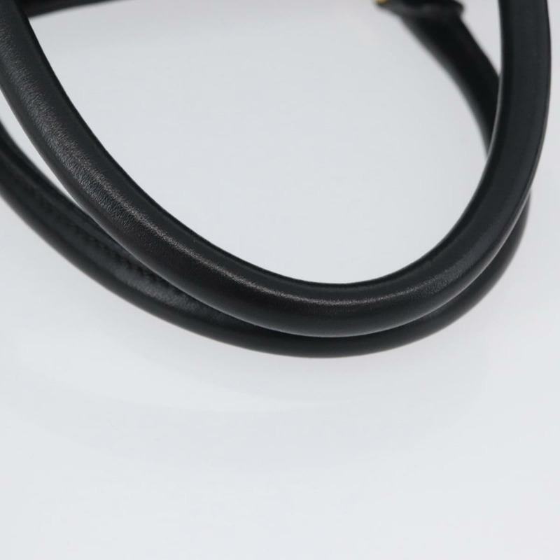 【日本直送】PRADA 手提包 帆布 2way 黑色金色 Auth ka3289V-6