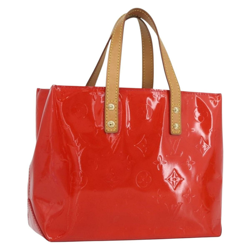 【日本直送】路易威登 Monogram Vernis Reade PM 手提包 紅色 M91088 正品 am11167A-0