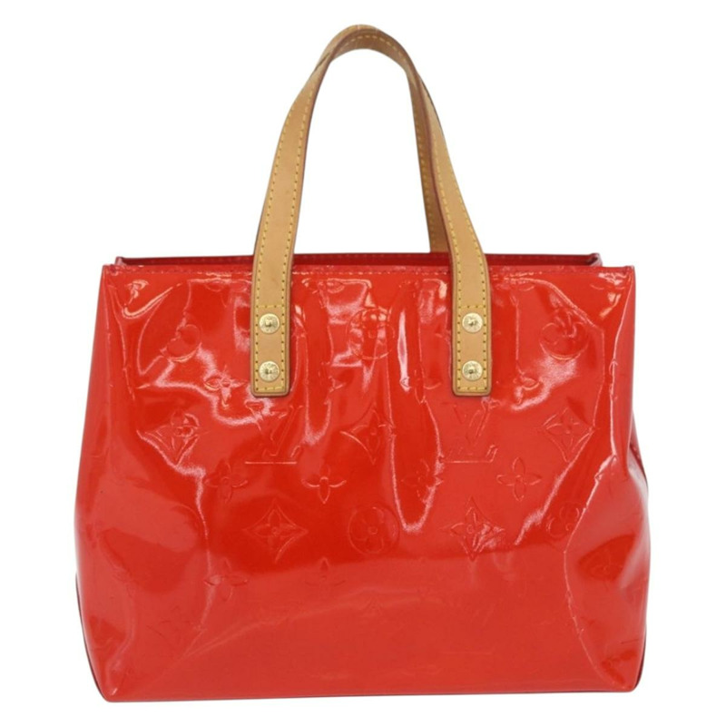 【日本直送】路易威登 Monogram Vernis Reade PM 手提包 紅色 M91088 正品 am11167A-1