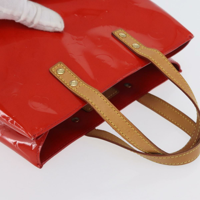 【日本直送】路易威登 Monogram Vernis Reade PM 手提包 紅色 M91088 正品 am11167A-5