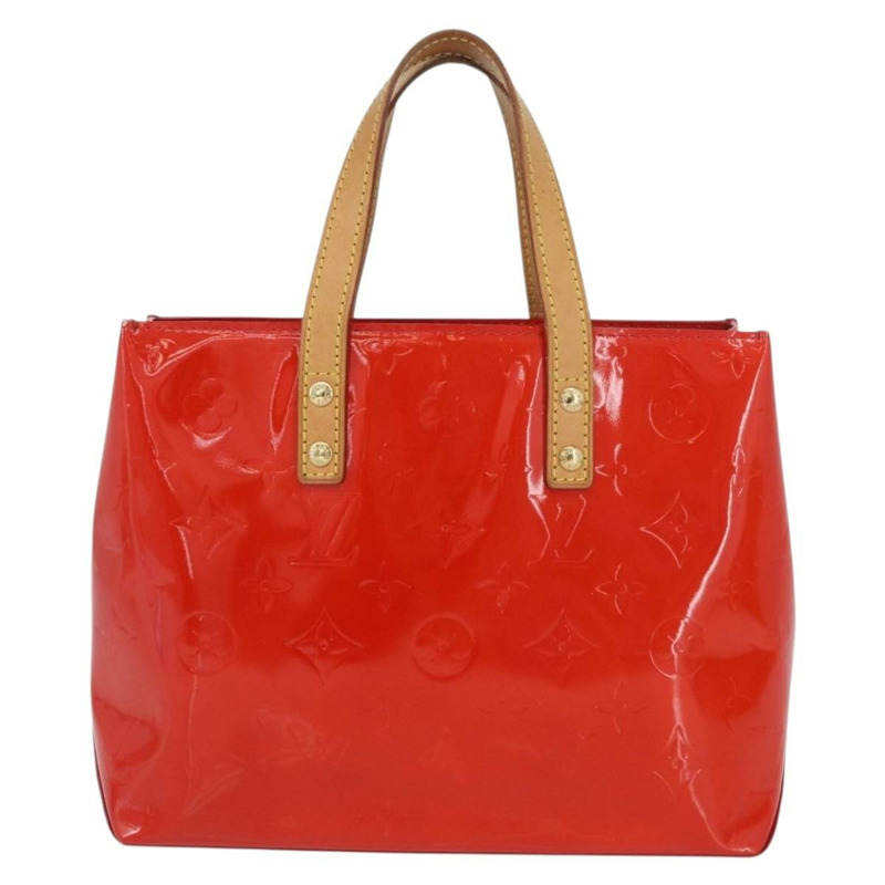 【日本直送】路易威登 Monogram Vernis Reade PM 手提包 紅色 M91088 正品 am11167A-12