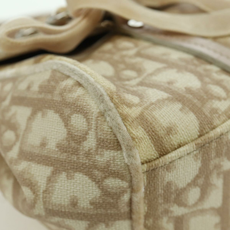 【日本直送】Christian Dior Trotter帆布浪漫鏈條包 PVC 米色銀色 正品 am11148V-8