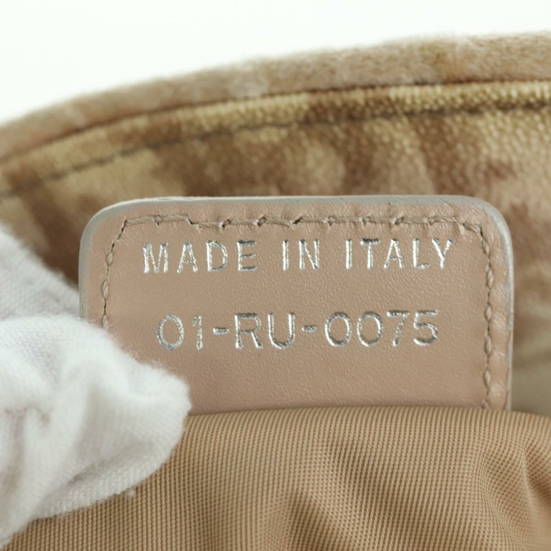 【日本直送】Christian Dior Trotter帆布浪漫鏈條包 PVC 米色銀色 正品 am11148V-11