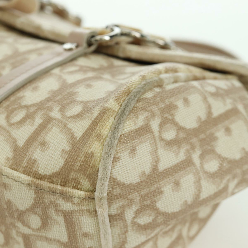 【日本直送】Christian Dior Trotter帆布浪漫鏈條包 PVC 米色銀色 正品 am11148V-13