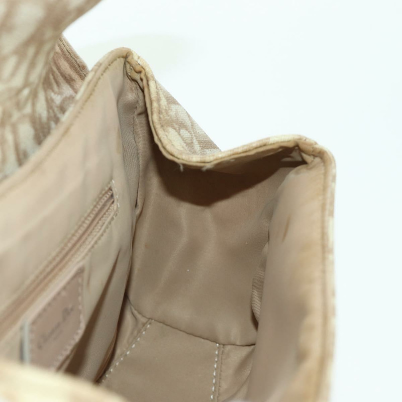 【日本直送】Christian Dior Trotter帆布浪漫鏈條包 PVC 米色銀色 正品 am11148V-21