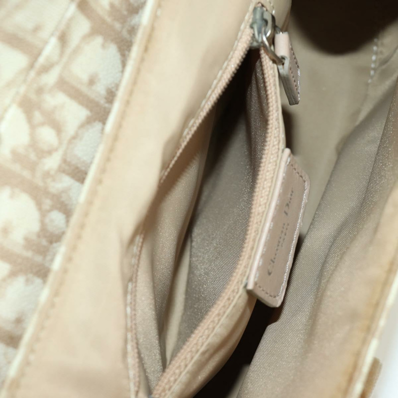 【日本直送】Christian Dior Trotter帆布浪漫鏈條包 PVC 米色銀色 正品 am11148V-24