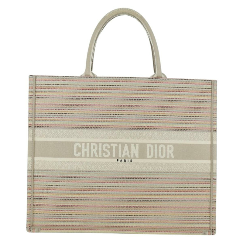 【日本直送】Christian Dior Book Tote 帆布手提包 米色 正品 SW2253SAM-12
