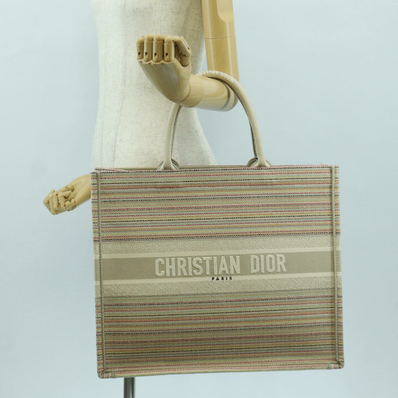 【日本直送】Christian Dior Book Tote 帆布手提包 米色 正品 SW2253SAM-21