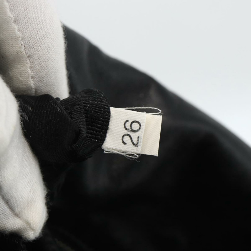 【日本直送】PRADA 尼龍皮革手提包 黑色 銀色 正品 BAZ535V-10