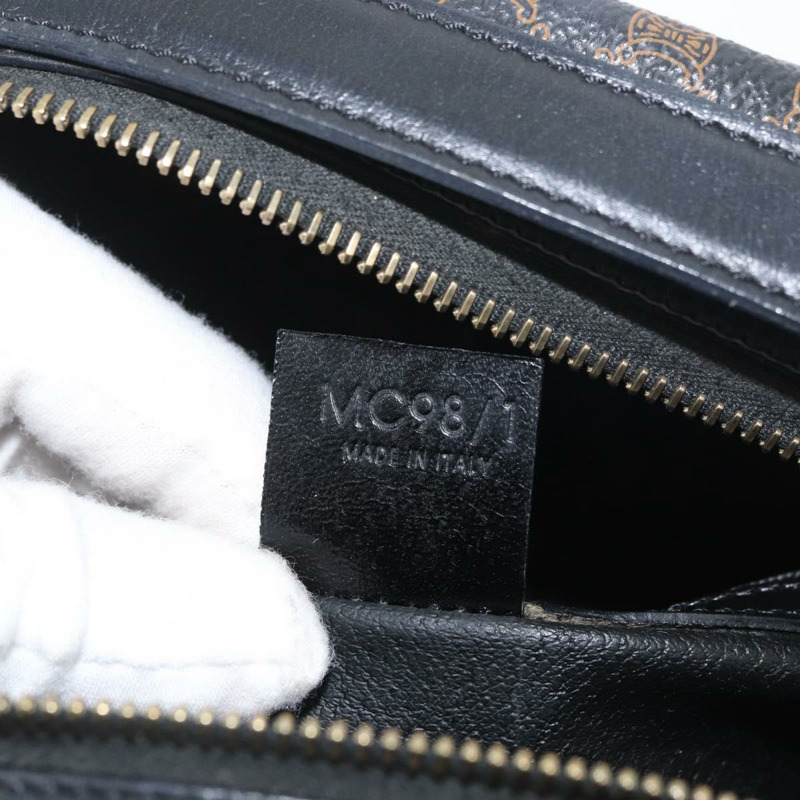 【日本直送】CELINE Macadam帆布手提包 PVC皮革 黑色金色 正品 SW2171A-11