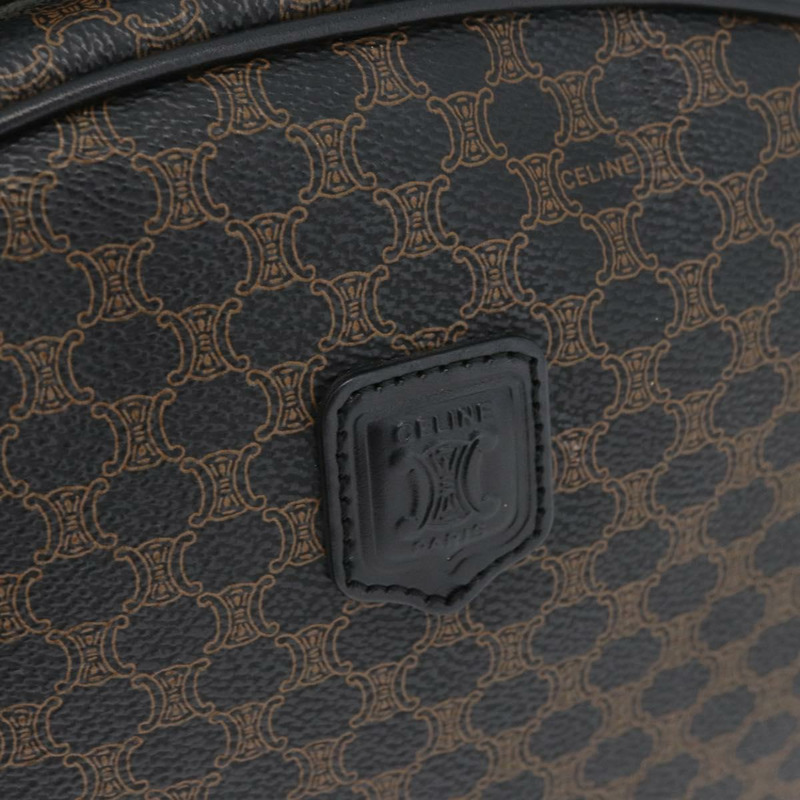 【日本直送】CELINE Macadam帆布手提包 PVC皮革 黑色金色 正品 SW2171A-16