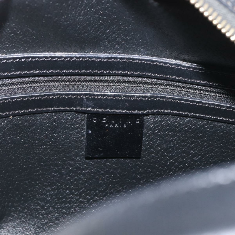 【日本直送】CELINE Macadam帆布手提包 PVC皮革 黑色金色 正品 SW2171A-17
