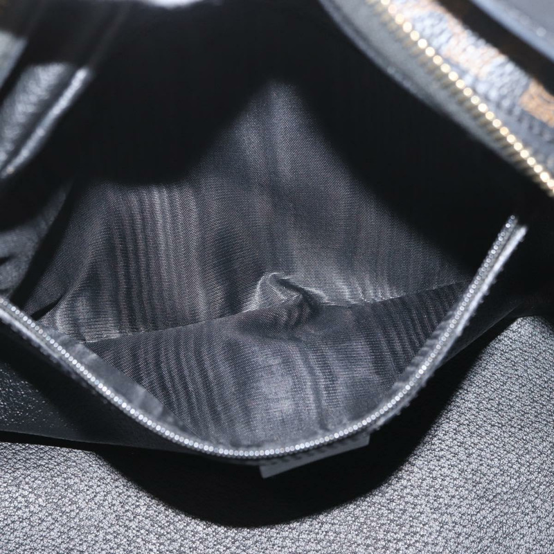 【日本直送】CELINE Macadam帆布手提包 PVC皮革 黑色金色 正品 SW2171A-21