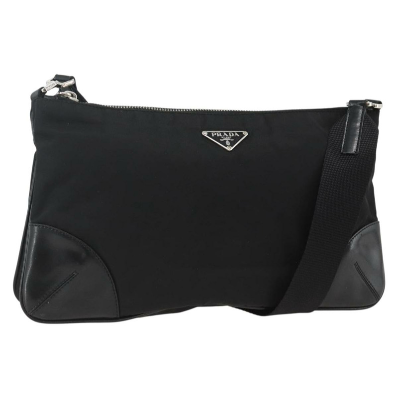 【日本直送】PRADA 肩背包 尼龍 銀黑 正品 SW2179A-0