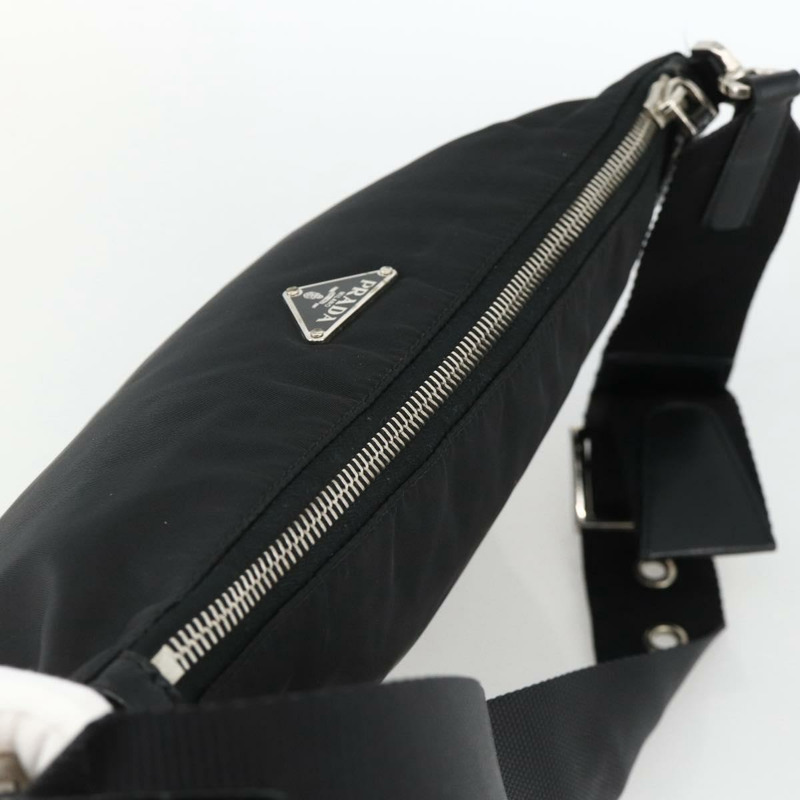 【日本直送】PRADA 肩背包 尼龍 銀黑 正品 SW2179A-5