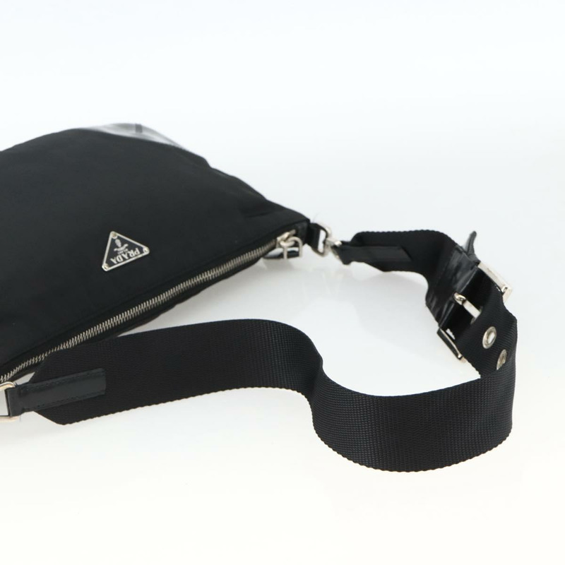 【日本直送】PRADA 肩背包 尼龍 銀黑 正品 SW2179A-6