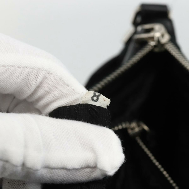 【日本直送】PRADA 肩背包 尼龍 銀黑 正品 SW2179A-11