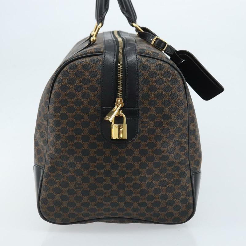 【日本直送】CELINE Macadam帆布手提包 PVC皮革 黑色金色 正品 SW2168A-2