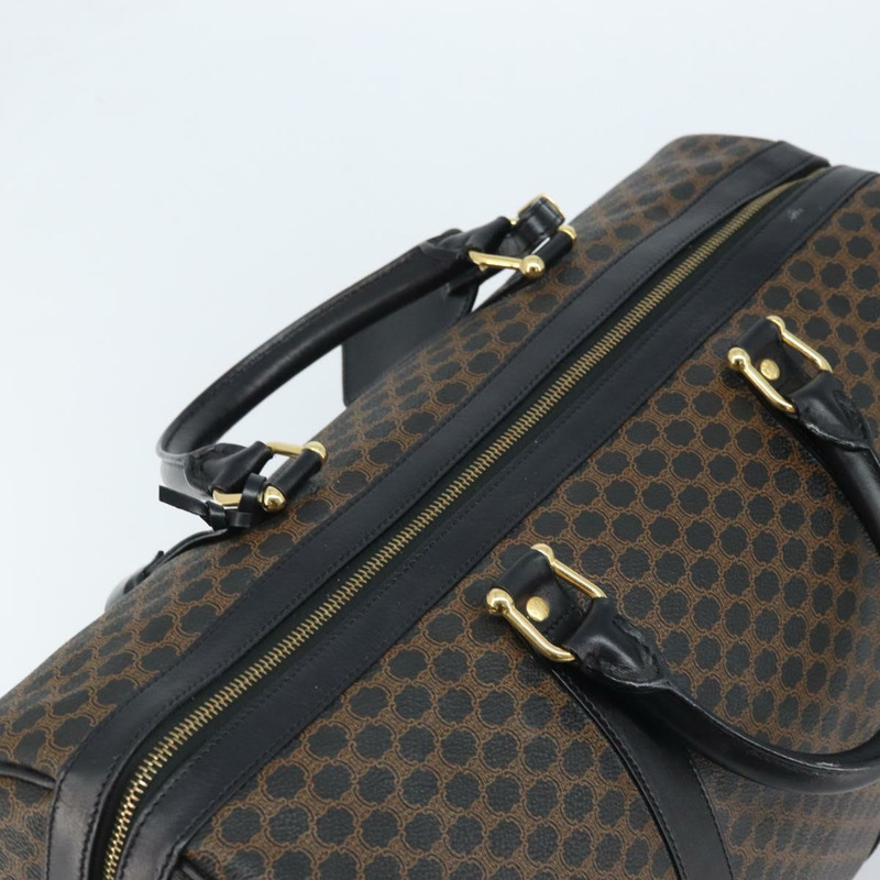 【日本直送】CELINE Macadam帆布手提包 PVC皮革 黑色金色 正品 SW2168A-5