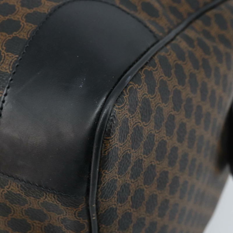 【日本直送】CELINE Macadam帆布手提包 PVC皮革 黑色金色 正品 SW2168A-8