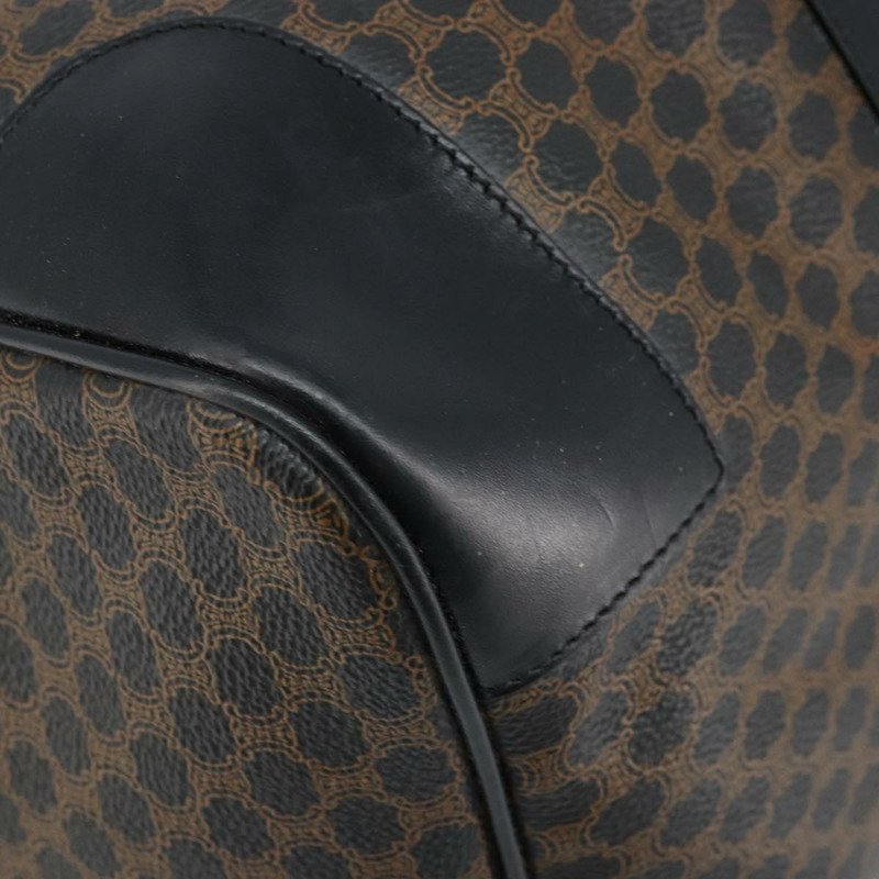 【日本直送】CELINE Macadam帆布手提包 PVC皮革 黑色金色 正品 SW2168A-13