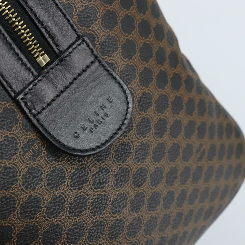 【日本直送】CELINE Macadam帆布手提包 PVC皮革 黑色金色 正品 SW2168A-16