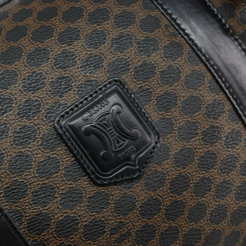 【日本直送】CELINE Macadam帆布手提包 PVC皮革 黑色金色 正品 SW2168A-17