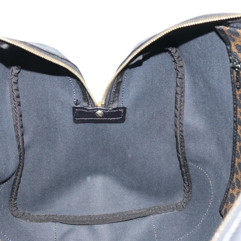 【日本直送】CELINE Macadam帆布手提包 PVC皮革 黑色金色 正品 SW2168A-21