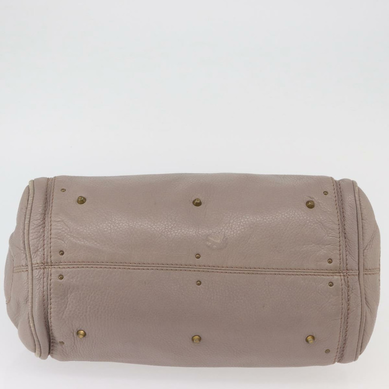 【日本直送】Chloe Paddington 手提包 皮革 灰色 金 銀色 正品 ARZ787V-4