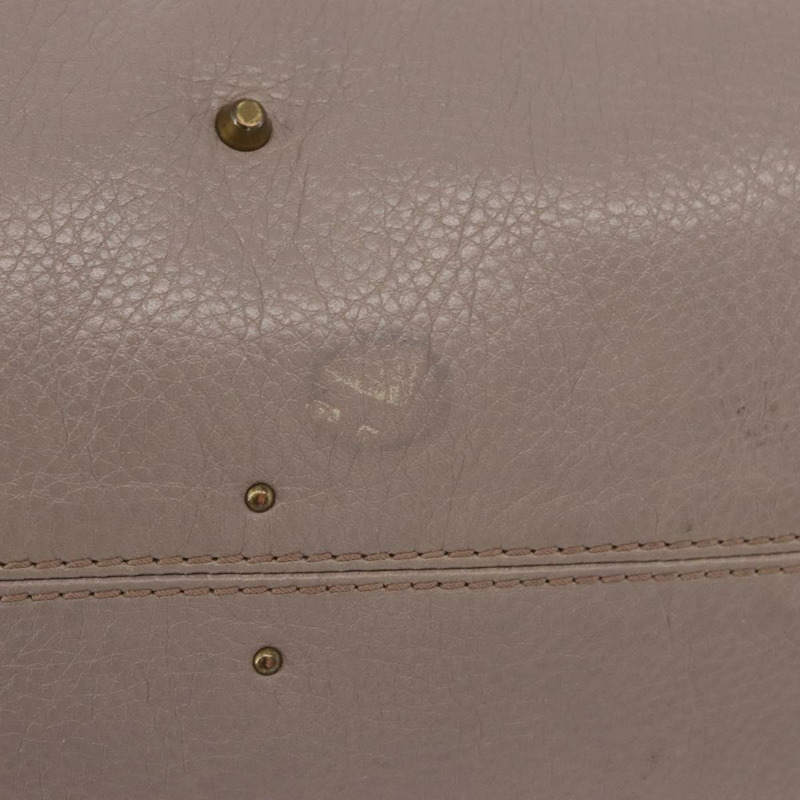 【日本直送】Chloe Paddington 手提包 皮革 灰色 金 銀色 正品 ARZ787V-5