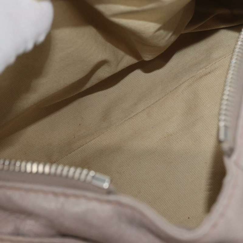 【日本直送】Chloe Paddington 手提包 皮革 灰色 金 銀色 正品 ARZ787V-9