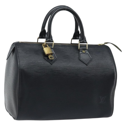 路易威登 Epi Speedy 25 手提包 黑色 M59042 LV 正品 AMZ487SAV